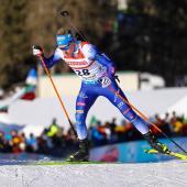 Lukas Hofer will es wissen. © ANSA / ANDREA SOLERO