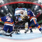 Mark Kastelic scored for Boston against the New York Islanders. © APA / SARAH STIER