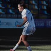 Nadine Nischler scored twice for Como.