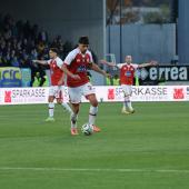 Niccoló Turrini from Florence (left) officiated the match between FC Südtirol and Carrarese.