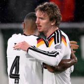 Nick Woltemade et ses coéquipiers ont décroché une victoire importante. © APA/afp / JOHN THYS