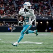 Le running back De'Von Achane et les Dolphins de Miami pourraient être vus plus fréquemment en Europe à l'avenir. © ANSA / ERIK S. LESSER