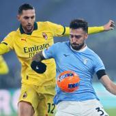 Adrien Rabiot verlor mit Milan gegen Lazio. © ANSA / FEDERICO PROIETTI