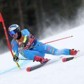 Alex Vinatzer jagt in Frankreich das nächste Top-Resultat. © APA / CHRISTIAN PETERSEN