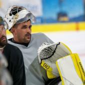 Andy Bernard, Torhüter des HC Meran. © BK Photo