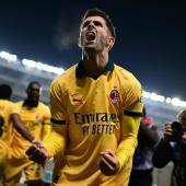 Christian Pulisic schoss Milan zum nicht mehr für möglich gehaltenen Sieg. © APA/afp / MARCO BERTORELLO