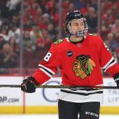 Connor Bedard fällt für unbestimmte Zeit aus. © APA / MICHAEL REAVES