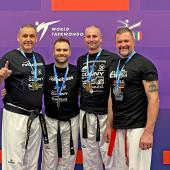 Das Zadra-Team zeigte auf: Markus Zadra, Gabriele Cera, Toni Gurndin und Karl Mall (v.l.).