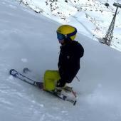 Der Sohn eines ehemaligen Weltklasse-Skifahrers sorgt für Staunen.