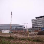 Die 14.000 Zuschauer fassende Santagiuliana Ice Hockey Arena ist das Herzstück des olympischen Eishockey-Turniers.