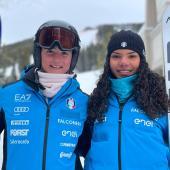 Anna Trocker (left) from South Tyrol and Giada D'Antonio from Naples will make their World Cup debuts later this year.