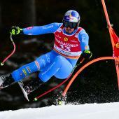 Dominik Paris fuhr am Donnerstag einen weiteren Podestplatz ein. © APA/afp / STEFANO RELLANDINI