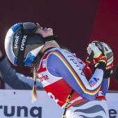 Ein deutsches Ski-Ass schlug in der Abfahrt am Samstag zu. © ANSA / JEAN-CHRISTOPHE BOTT