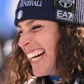 Federica Brignone is one of Italy's flag bearers. © APA/afp / PATRICK T. FALLON