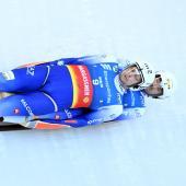 Ivan Nagler und Fabian Malleier eroberten ihr erstes gemeinsames Podest im Weltcup. © Foto Hermann Sobe / Hermann Sobe Medienservice HS