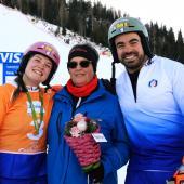 Jasmin, Mama Irmgard und Edwin Coratti (von links).