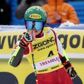 Julia Scheib feierte ihren zweiten Weltcupsieg. © APA / EZRA SHAW