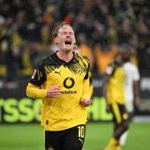 Julian Brandt traf für Dortmund. © APA/afp / UWE KRAFT