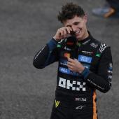 Lando Norris hat erstmals den WM-Titel geholt. © ANSA / ALI HAIDER