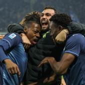 Lazio jubelt über den Sieg. © ANSA / Lorenzo Cattani