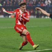 Lennart Karl brachte den FC Bayern am Dienstag in Führung. © APA/afp / ALEXANDRA BEIER