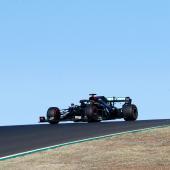 Lewis Hamilon – damals noch im Mercedes – gewann die letzten Portugal-Rennen. © APA/afp / ARMANDO FRANCA