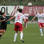 Manuela Ladstätter und Sonja Kiem (rechts) mussten sich mit dem FCS  geschlagen geben.