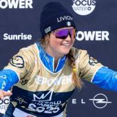 Michela Moioli hat einen zweiten Platz bejubelt. © FISI