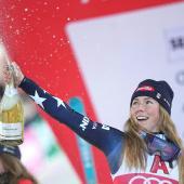 Mikaela Shiffrin a remporté la victoire. © APA / GEORG HOCHMUTH