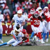 Nicht nur hier hintennach: Die Kansas City Chiefs verpassen die NFL-Playoffs. © APA / JAMIE SQUIRE