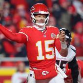 Patrick Mahomes kommt mit Kansas nicht in den Tritt. © APA / DAVID EULITT