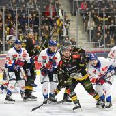 Pustertal gegen Innsbruck: Wer zeigt mehr Zähne? © Iwan Foppa/HC Pustertal