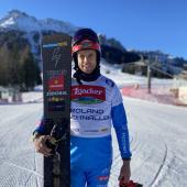 Roland Fischnaller during training in Carezza. © Sportissimus