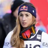 Ski superstar Sofia Goggia has had an emotional few hours. © Pentaphoto