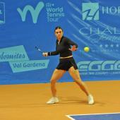 Steht im Viertelfinale: Die Kroatin Jana Fett. © Alex & Diego Runggaldier