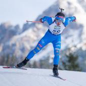Tommaso Giacomel greift in der Verfolgung nach dem nächsten Coup. © APA / GEORG HOCHMUTH