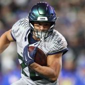 Zach Charbonnet of the Seattle Seahawks. © APA / STEPH CHAMBERS