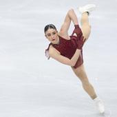 Anna Pezzetta greift nach einer EM-Medaille. © ANSA / NEIL HALL