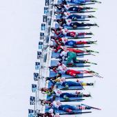 Beim Biathlon-Weltcup in Thüringen wird ein letztes Mal scharf geschossen. © ANSA / FILIP SINGER