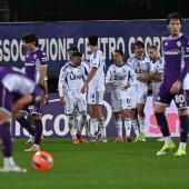 Como bejubelte in Florenz den Viertelfinaleinzug. © ANSA / CLAUDIO GIOVANNINI