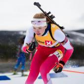 Daria Dalidovich musste beim Start weinen. © Nordic Focus