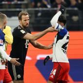 Der FC Bayern hat beim Hamburger SV Federn gelassen. © APA/afp / IBRAHIM OT
