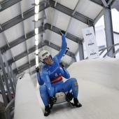 Der Jubel bei Andrea Vötter (vorne) und Marion Oberhofer war groß. © ANSA / TOMS KALNINS