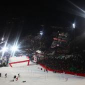 The second run on the Planai in the live ticker. © ANSA / ANNA SZILAGYI