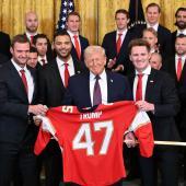 Les Black Panthers étaient les invités du président américain. © APA/afp / MANDEL NGAN