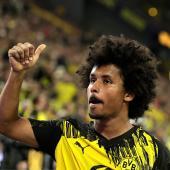 La star de Dortmund, Karim Adeyemi. © ANSA / FRIEDEMANN VOGEL