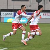 Homegrown talent Raphael Kofler (right) scored the winning goal against Spezia. © DLife/LO
