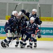Erik Potsinok (vorne) schnürte einen Hattrick. © Diego Capraro