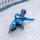 Erzielte in beiden Läufen Bestzeit: Daniel Gruber. © Ulrich Wilhelm
