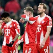 Für Joshua Kimmich, Harry Kane & Co. gab es die erste Niederlage der Bundesliga-Saison. © ANSA / RONALD WITTEK